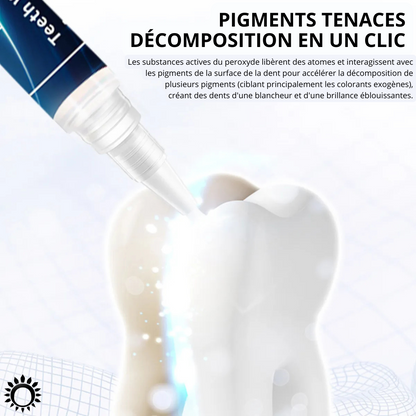 Stylo Blanchissant pour les Dents MELAO – Élimine les Taches de Café, Vin, Tabac