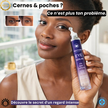 MOOYAM Sérum Contour des Yeux 360° – Anti-Cernes & Anti-Poches à la Caféine